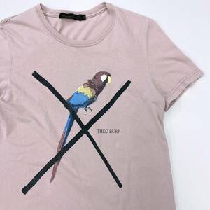 初期 06SS UNDERCOVER RECORDS T期 インコ Tシャツ ピンク 2サイズ アンダーカバー 鳥 半袖 カットソー Tee THEO BURP archive 3060558