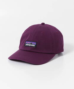 PATAGONIA・P-6　パタゴニア・ラベル・トラッド・キャップ P-6 Label Trad Cap 38296 帽子　野球帽　Night Plum　ナイトプラム