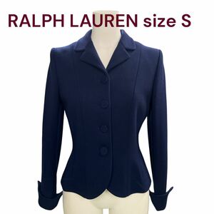 美品　RALPH LAUREN 高級紫タグ　ウール テーラードジャケット S ラルフローレン