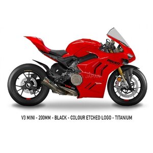 DUCATI PANIGALE V4 2020～2024 AUSTINRACING DE-CAT エキゾーストマフラー オースティンレーシング