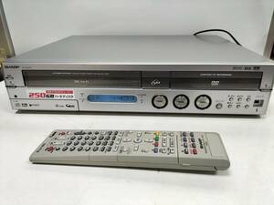 シャープ DV-HRW55 VHS/DVD/HDD一体型ビデオデッキ