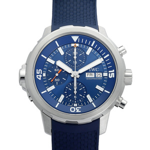 IWC アクアタイマー クロノグラフ IW376806 ブルー文字盤 新品 腕時計 メンズ