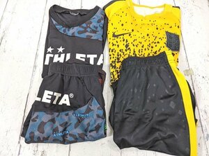 【7yt158】子供用サッカーウエア ATHLETA ハーフパンツ◆NIKE ナイキ ネイマール 半袖シャツ◆サイズ140～M◆S69