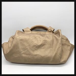 LOEWE ロエベ アナグラム ワンショルダー レザー ナッパ ゴールド 1/15103-9Y101970A