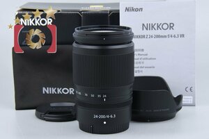 １円出品 Nikon ニコン NIKKOR-Z 24-200mm f/4-6.3 VR 元箱付き【オークション開催中】