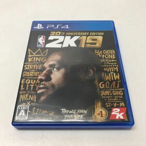 A814★Ps4ソフト NBA 2K19 20TH ANNIVERSARY EDITION【動作品】