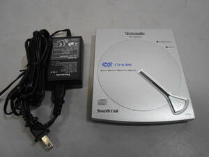 ☆Panasonic パナソニック ポータブル DVD-ROM/CD-R/RWドライブ KXL-CB30AN アダプターセット！60サイズ発送