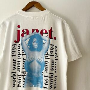 94年 JANET JACKSON ワールドツアー Tシャツ ビンテージ 90s 90年代 ジャネットジャクソン ミュージック ラップT ヴィンテージ