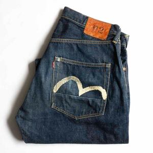 【雰囲気抜群】EVISU 【LOT.2001 デニムパンツ】35×35 エビス ジーンズ カモメ 2405496