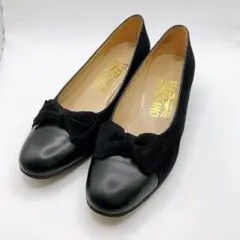 Salvatore Ferragamo リボンパンプス サイズ約24.5cm