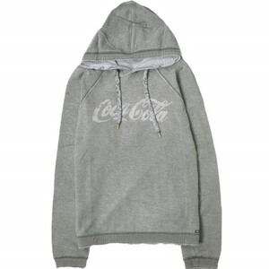 DOLCE＆GABBANA ドルチェアンドガッバーナ COCA-COLA HOODIE コカ・コーラ リバーススウェットプルオーバーパーカー G9P93G G7EF6 46 GRAY