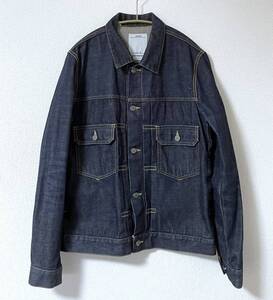 visvim 0112105006002 SOCIAL SCULPTURE 101 JKT 2 M DENIM デニム INDIGO SS 藍染 Gジャン 経年変化 ブルゾン アウター WMV ビズビム 2nd