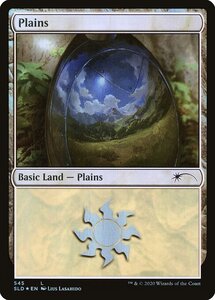 MTG ■土地/英語版■ 《平地/Plains》★FOIL★Secret Lair SLD