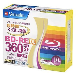 【中古】 バーベイタムジャパン(Verbatim Japan) くり返し録画用 ブルーレイディスク BD-RE DL 5