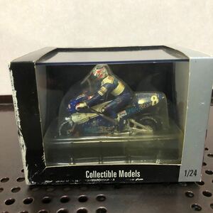 286 未使用 ONYX オニキス 1/24 HONDA NSR V4 TEAM MOVISTAR PONS #8 ホンダ バイク　ミニカー レーシング 模型 完成品 モビスター