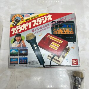 ＝R＝　美品 BANDAI カラオケスタジオ FC ファミコン バンダイ ファミリーコンピュータ ゲームソフト レトロ 外箱付 現状品 ＝B-240430