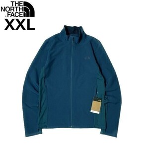 1円～!売切!【正規新品】THE NORTH FACE◆HYBRID WITH FUTUREFLEECE FULL ZIP フルジップ ジャケット US限定 軽量 スポーツ(XXL)青180915-5