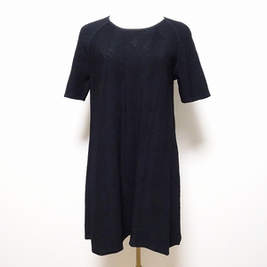 #snc マックスマーラ Maxmara ニット セーター M 黒 半袖 チュニック レディース [848450]