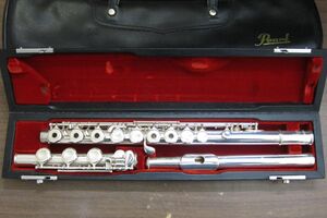 【楽器】 Pearl Flute PF-651 H足部管 インライン リングキー 頭部管(PH-SE)・銀製 他・銀メッキ仕上げ パール フルート B foot