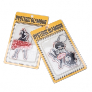 ヒステリックグラマーHYSTERIC GLAMOUR ソフトパッドキーリング2個セット 黒他