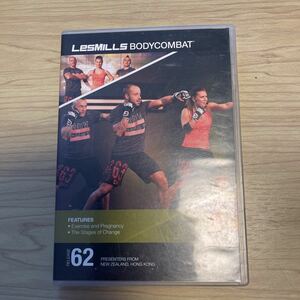 62　★レスミルズ★Lesmills★DVD★CDあり★中古★BodyCombat62　★ボディコンバット★英語コレオノート★箱に傷有り★3点セット