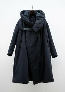 JULIUS ユリウス FIXED HOODED OVERCOAT モッズコート 1 中古