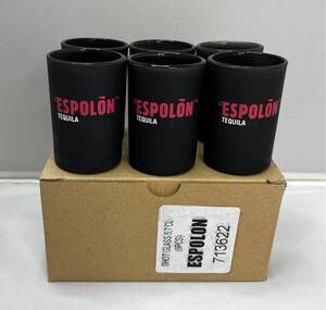 ESPOLON SHOT GLASS エスポロン テキーラ ショットグラス 非売品 未使用 6脚セット