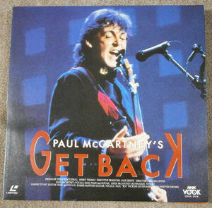 【LD】ポール・マッカートニー／ゲット・バック　　PAUL McCARTNEY　GET　BACK