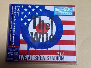 新品 SHM-CD 国内盤 THE WHO★ライヴ・アット・シェイ・スタジアム 1982 2枚組