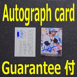 ◆【Auto card】Reggie Jackson Upper Deck UD Autograph card New York Yankees Guarantee card付 ◇検索：直筆サイン レジー・ジャクソン