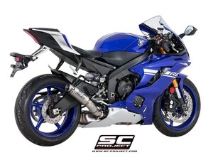 【国内在庫】SC-PROJECT SCプロジェクト GP70-Rスリップオンサイレンサー (ユーロ4対応 / 消音バッフル付属) YAMAHA ヤマハ YZF-R6 