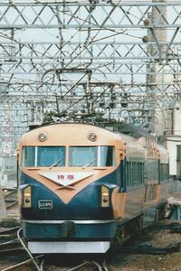 鉄道写真 近鉄 10100系電車 ビスタカー2世 大阪上本町ゆき KG判（102mm×152mm）走行