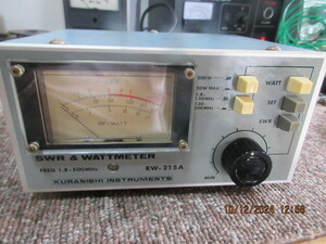 クラニシ　SWR . POWER　計　　RW-215A　１，８～５００Mhz　２００W　