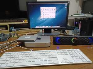 中古 Apple Mac mini Core i5 2.5GHz/4GB HDD500GB/本体 　 モニター・キーボード・スピーカー・ドライブセットです