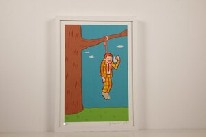 Joan Cornella ホアンコルネラ 「The Last Selfie of the Condamned」2016 直筆サイン入り 額装 前衛芸術家 現代アート 【模写】 限定150部