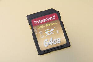 64GB SDXC I カード Transcend