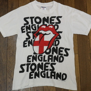 2003 ROLLING STONES Licks England Tシャツ S 両面プリント ローリングストーンズ ツアー ロゴ ミックジャガー ロックバンド ヴィンテージ