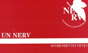 ★新世紀エヴァンゲリオン　NERV(ネルフ)ロゴ　微傷有・汚れあり★テレカ５０度数未使用qw_6