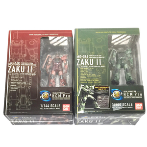 1円 バンダイ 1/144 SUPER HCM Pro ZAKU Ⅱ MS06S / MS-06J フィギュア ホビー 保存袋付き 計2点 セット BANDAI