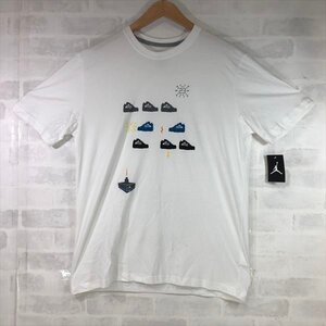 NIKE ナイキ タグ付き JORDAN ゲーマー 467340 バスケット Tシャツ 半袖 SIZE:XXL ホワイト MU632023070302