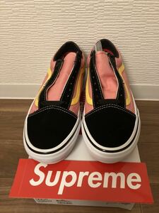 Supreme/Vans Old Skool COLOR/STYLE：Pink SIZE26.0cm