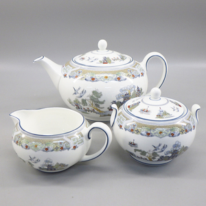 Wedgwood ウェッジウッド チャイニーズレジェンド 陶器 テーブルウェア ポット・シュガー・クリーマー 195-2541303【O商品】