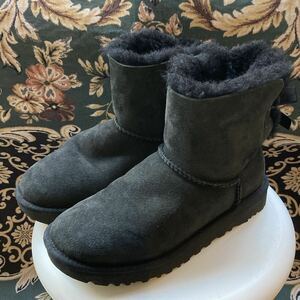 アグ UGG ムートンブーツ　ミニベイリーボウ　23cm