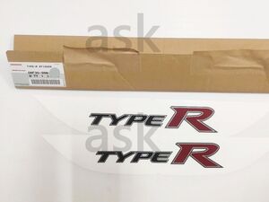 ★新品 Honda シビック タイプR FD2用 サイド ステッカー TYPE R デカール 左右セット New OEM Civic TypeR Sticker Set ホンダ 純正部品