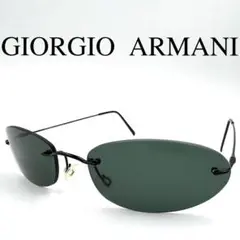 Giorgio Armani ジョルジオアルマーニ サングラス 度なし リムレス