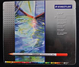 STAEDTLER Karat ステッドラー　カラト　水彩色鉛筆36色セット（中古品）