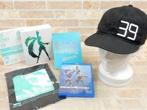 初音ミク ライブパーティー2013 in Kansai ミクパ ブルーレイ Blu-ray ポーチ付き/2018 キャップ 帽子 セット 【8710y1】
