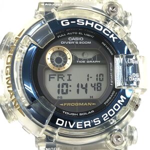 新品 25周年モデル CASIO カシオ G-SHOCK ジーショック FROGMAN フロッグマン 腕時計 GF-8251K-7 イルクジ ソーラー タフソーラー クリア