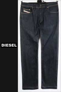 ■■＜美品・イタリア製＞ディーゼル＜DIESEL：LEVAN＞straight wide Fit stretch denim パンツ＜33＞■■