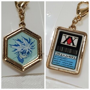 送料無料☆匿名配送☆HUNTER×HUNTER キルア ハンターライセンス キーホルダー チャーム グッズ ハンターハンター オシャレ 完売品